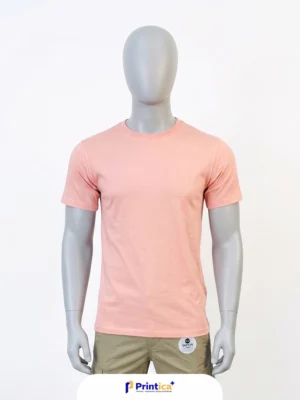 T-shirts saumon essentiel coton unisexe – manches courte
