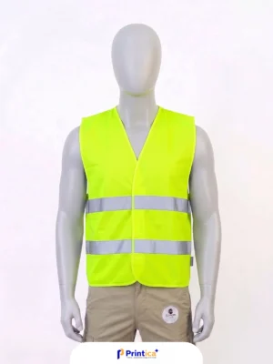 Gilet de sécurité Jaune fluo – Unisexe